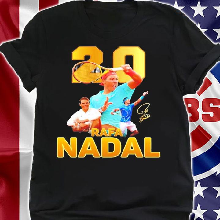 Retro Rafa Nadal 20 Grand Slam Champion Shirt t-shirt shirt
