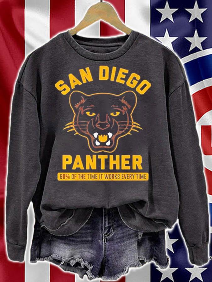 San Diego Panther 60% Of The Time It Works Every Time Shirt t-shirt sweatshirt