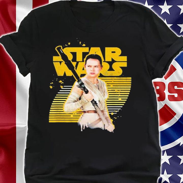 Star Wars The Force Awakens Rey Stands Strong Shirt t-shirt