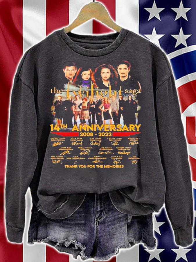 The Twilight Saga 14th anniversary 2008 2022 thank you for the memories shirt t-shirt