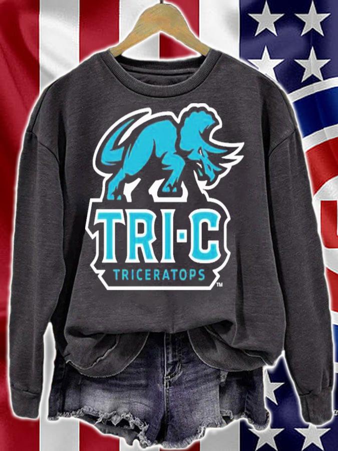 Tri-C Triceratops Bailey Mincer Studio Simon T-Shirt t-shirt