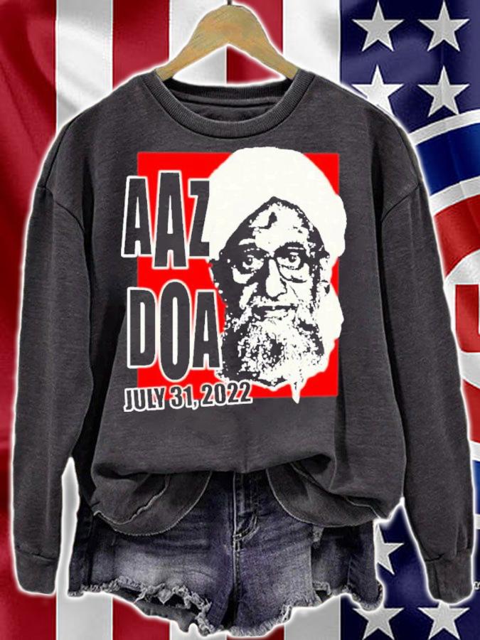US Attack Ayman Al-zawahiri Al Qaeda 2022 Shirt t-shirt sweatshirt