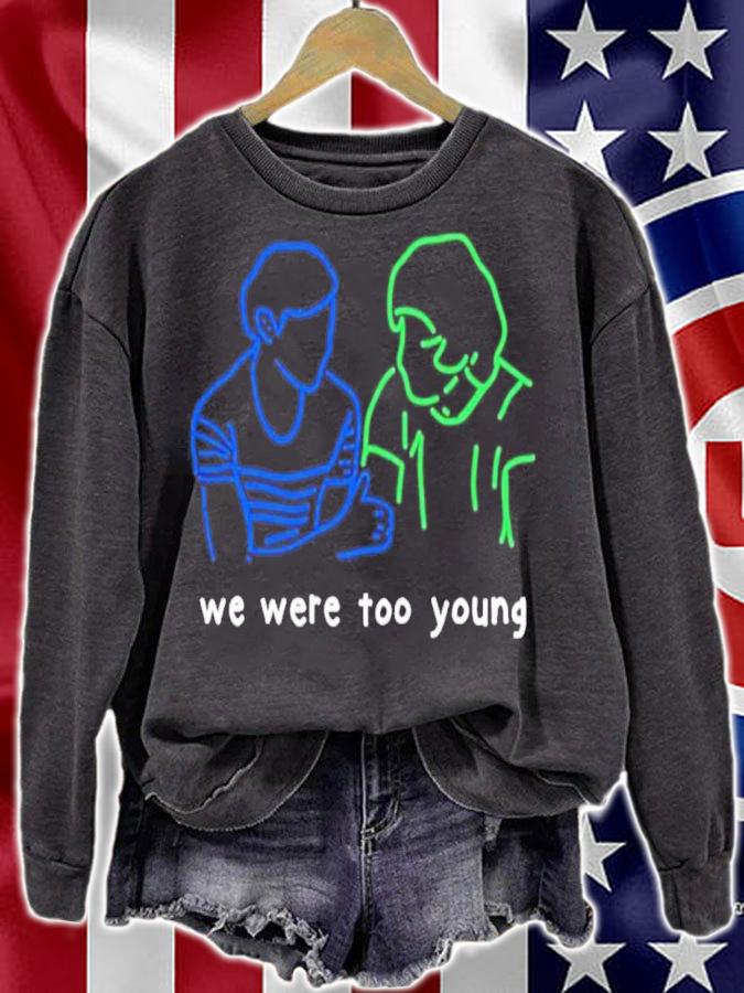 We Were Too Young Louis Tomlinson Larry Stylinson Shirt t-shirt sweatshirt