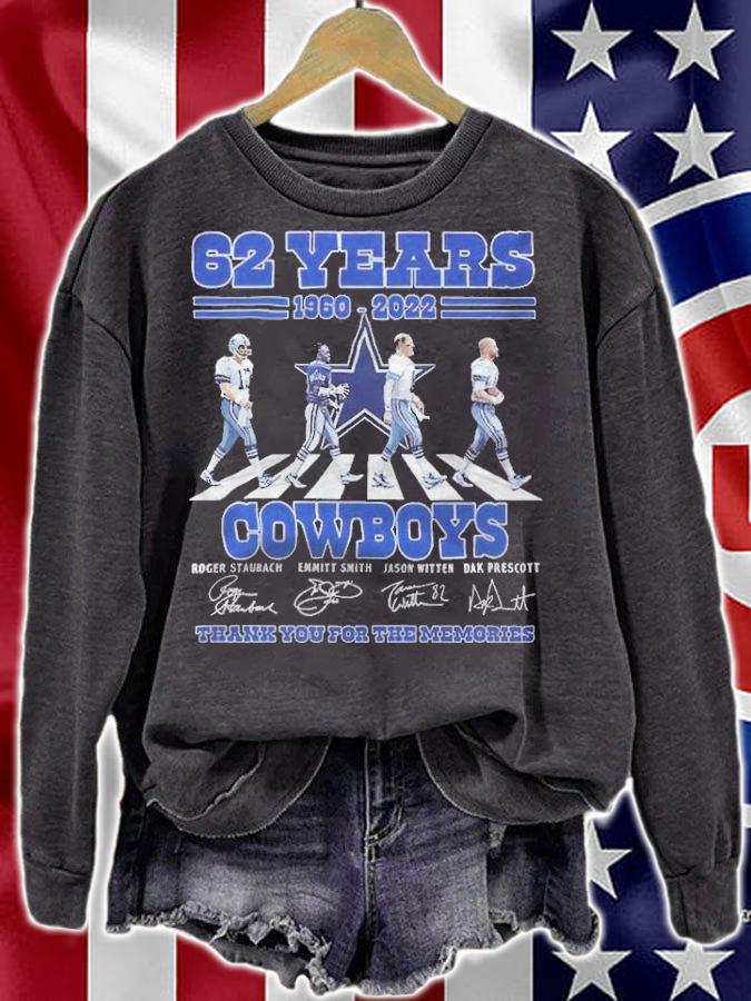 62 years 1960-2022 Cowboys Abbey Road signatures shirt t-shirt