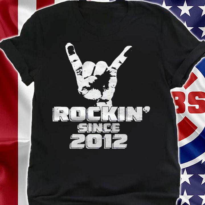 9 Years Old Rockin Since 2012 Vintage Rocker Shirt t-shirt