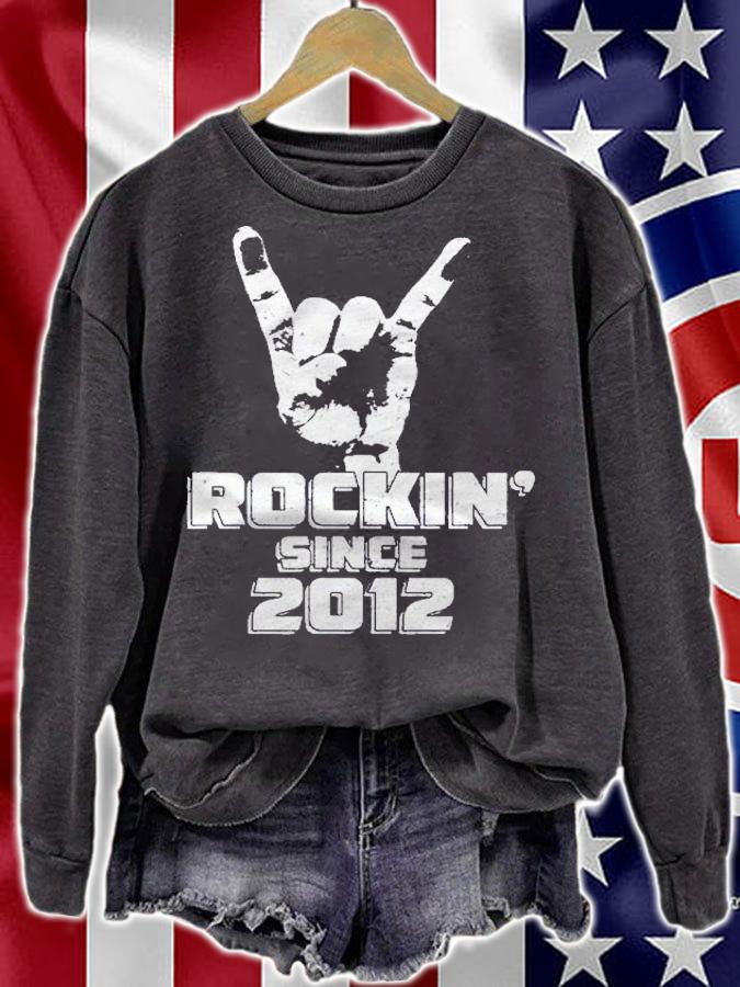 9 Years Old Rockin Since 2012 Vintage Rocker Shirt t-shirt