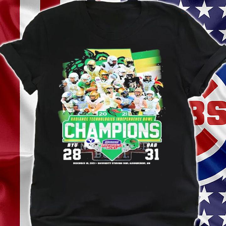 2021 Radiance Technologies Independence Bowl Champions BYU 28 Vs UAB 31 Shirt t-shirt shirt