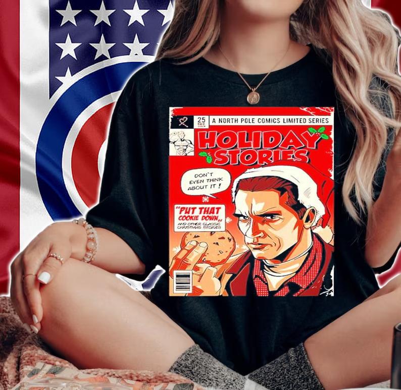 A North Pole Comics Limited Series Holiday Stories Put That Cookie Down Shirt t-shirt
