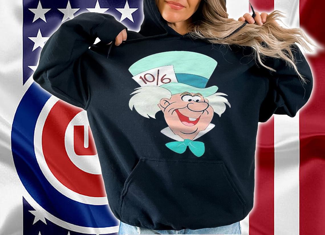 Alice In Wonderland Mad Hatter Big Face Pullover Shirt t-shirt hoodie