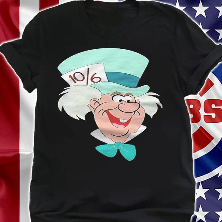 Alice In Wonderland Mad Hatter Big Face Pullover Shirt t-shirt shirt