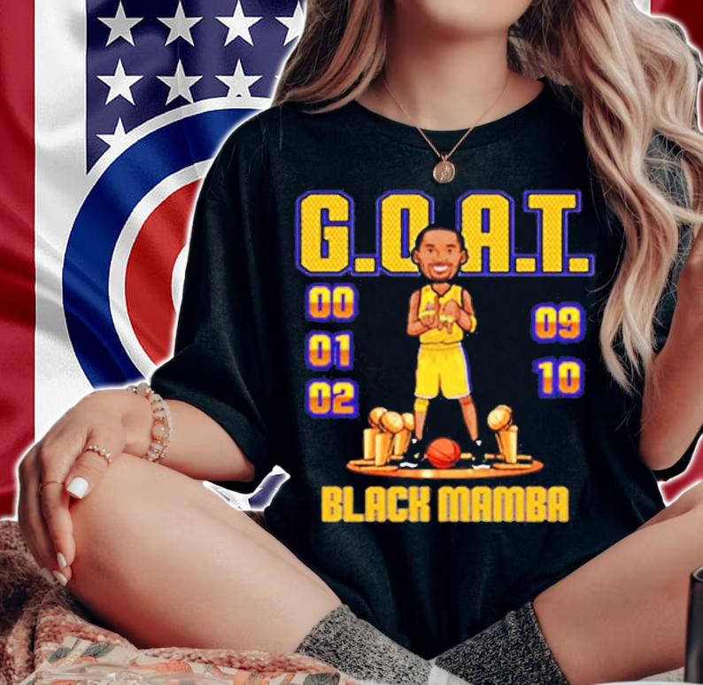 Anthony Davis Kobe Bryant Black Mamba Goat Shirt t-shirt woman shirt