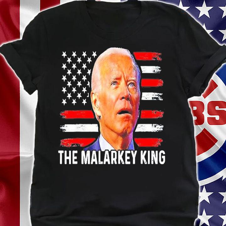Anti Joe Biden The Malarkey King Pro Trump Ultra Maga King T-Shirt t-shirt