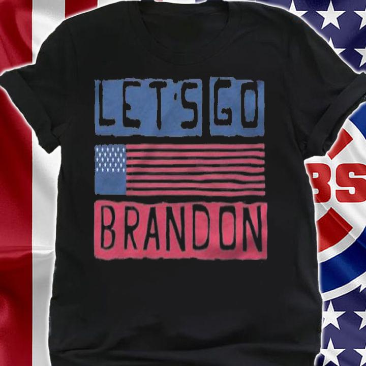 Anti President let's Go Brandon USA Flag Anti Biden Impeach Biden Anti President T-Shirt t-shirt