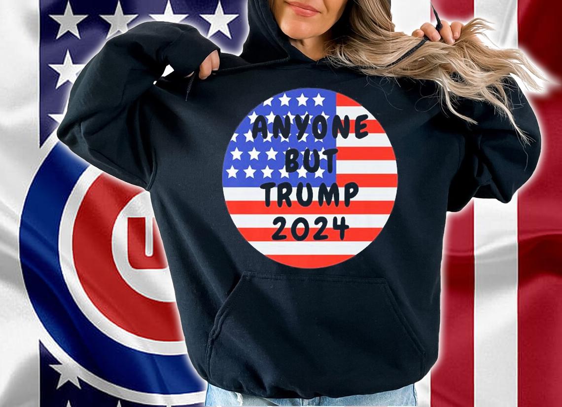 Anyone But Trump 2024 US Flag T-shirt t-shirt