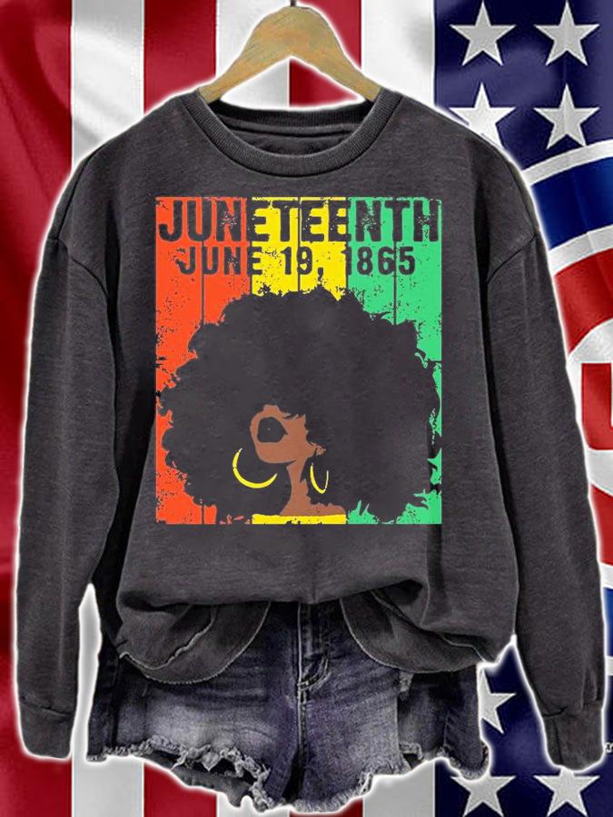 Awesome Juneteenth Day Freedom Day Black History 1865 T-Shirt t-shirt sweatshirt