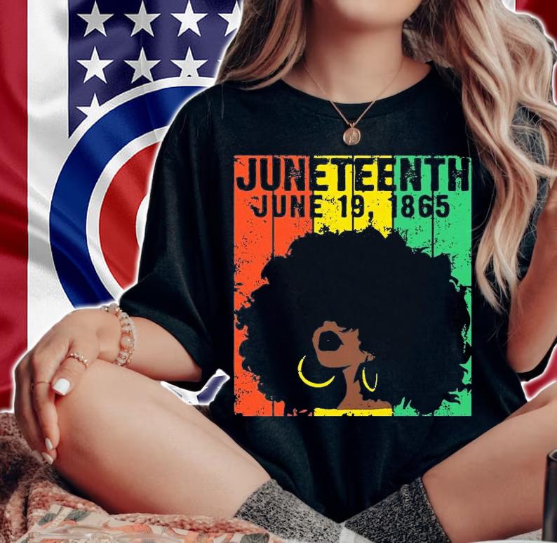 Awesome Juneteenth Day Freedom Day Black History 1865 T-Shirt t-shirt woman shirt