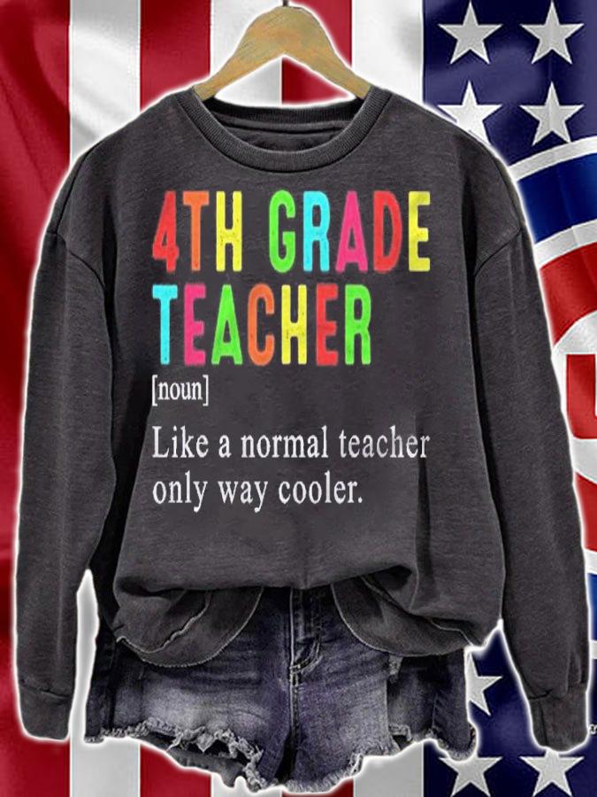 Back To School 4Th Grade Teacher Definition Fourth Grade shirt t-shirt sweatshirt