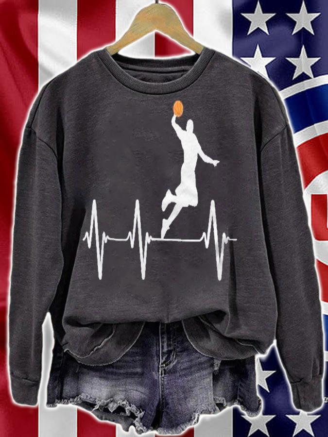 Basketball Heartbeat Gifs For Men And Boys Shirt t-shirt