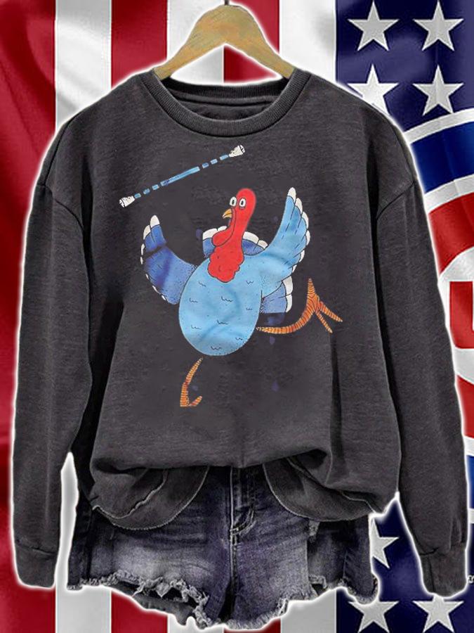 Baton Twirling Thanksgiving Turkey Shirt t-shirt sweatshirt