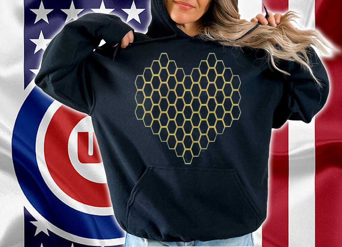Beekeeper  Honeycomb Heart Beekeeping Gift Shirt t-shirt hoodie