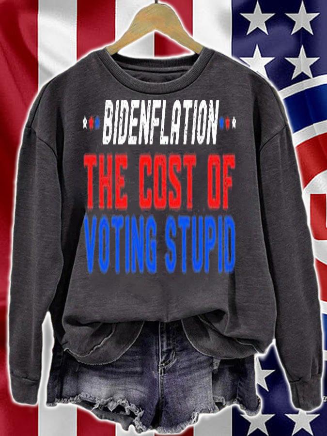 Biden Flation The Cost Of Voting Stupid T-Shirt t-shirt