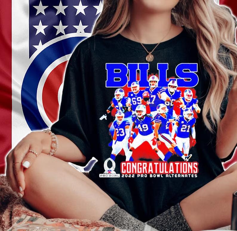 Bills Congratulations 2022 Pro Bowl Alternates Shirt t-shirt