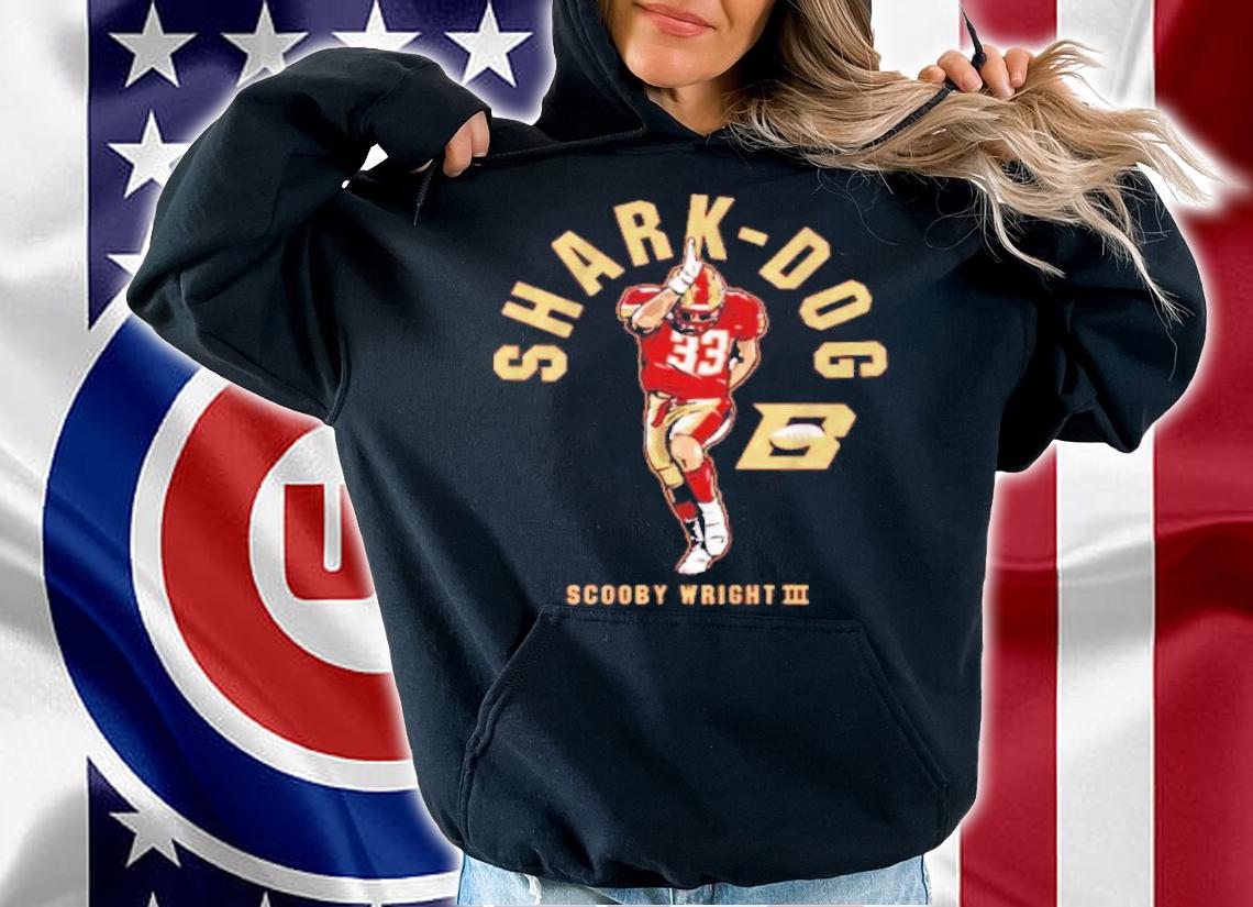 Birmingham Stallions Shark-Dog Scooby Wright III Shirt t-shirt