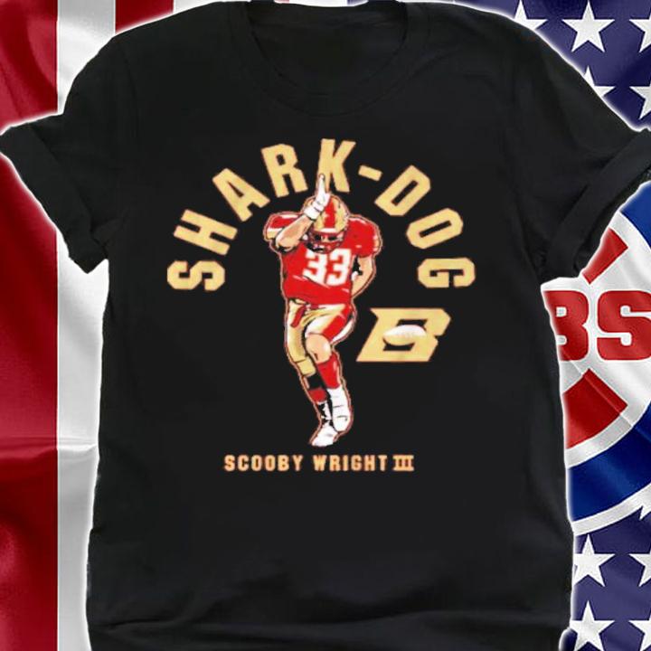 Birmingham Stallions Shark-Dog Scooby Wright III Shirt t-shirt