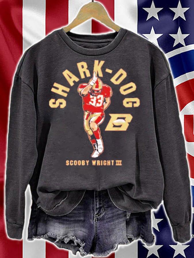 Birmingham Stallions Shark-Dog Scooby Wright III Shirt t-shirt