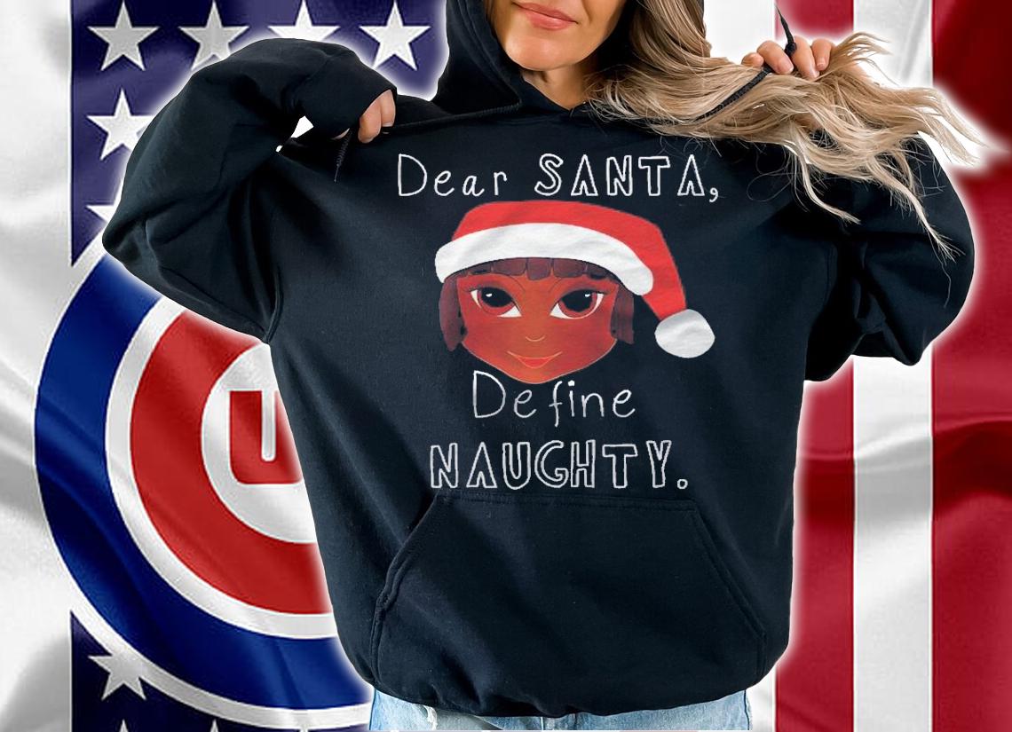 Black Mrs Claus Santa Define Naughty Black Family Christmas Raglan Baseball Shirt t-shirt
