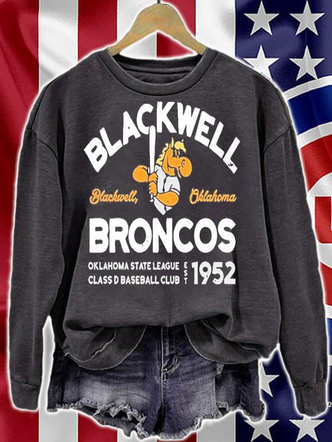 Blackwell Broncos Oklahoma Vintage Minor League Baseball T-Shirt t-shirt