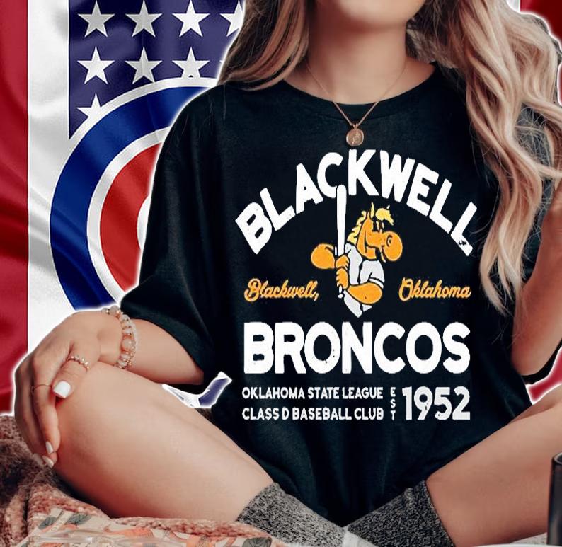 Blackwell Broncos Oklahoma Vintage Minor League Baseball T-Shirt t-shirt