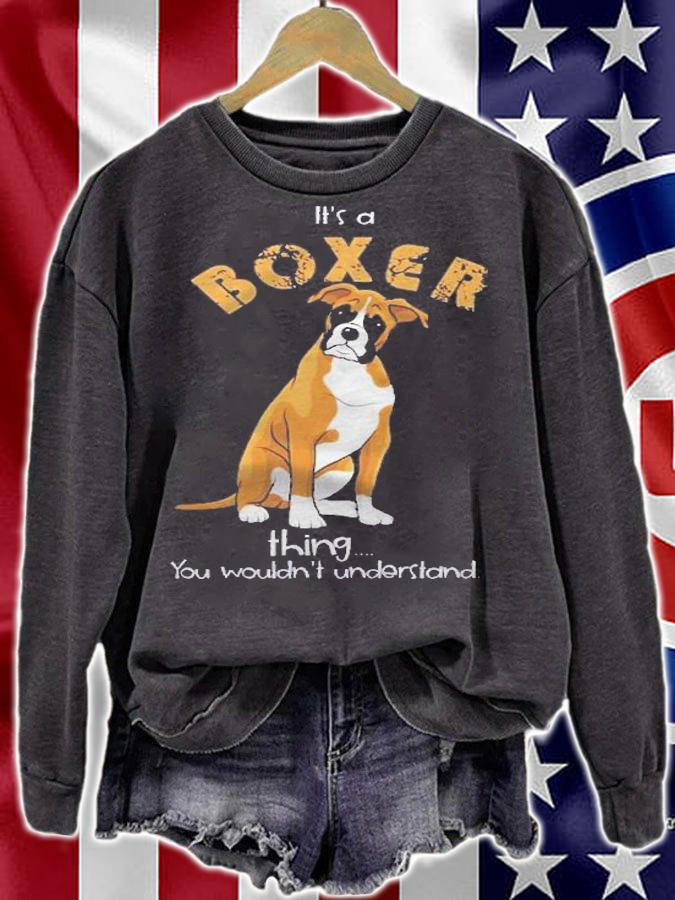 Boxer Dog Lovers Its A Boxer Thing You Wouldnt Understand Shirt t-shirt