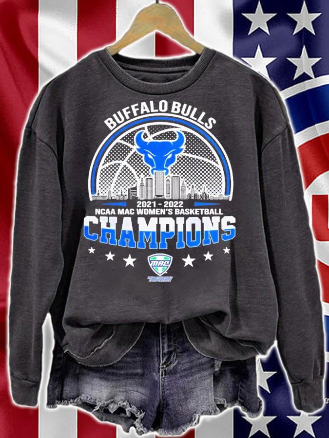 Buffalo Bulls NCAA MAC Women's Basketball 2021-2022 Champions t-shirt sweatshirt