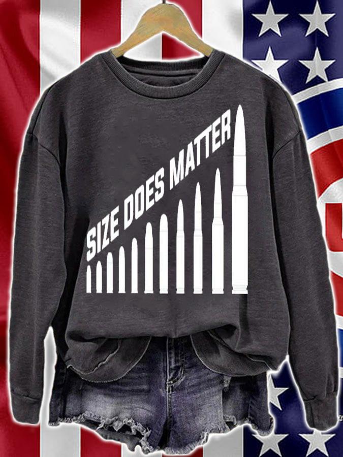 Bullet Size Does Matter Shirt t-shirt sweatshirt