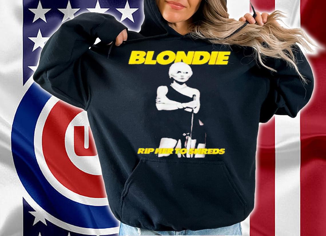 Blondie Rip Her To Shreds Black Shirt t-shirt