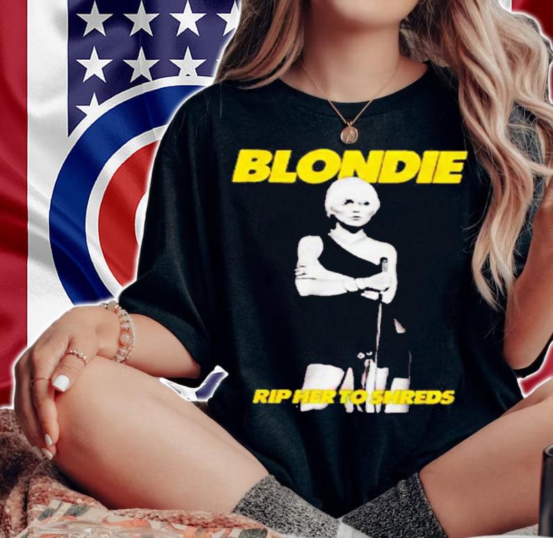 Blondie Rip Her To Shreds Black Shirt t-shirt