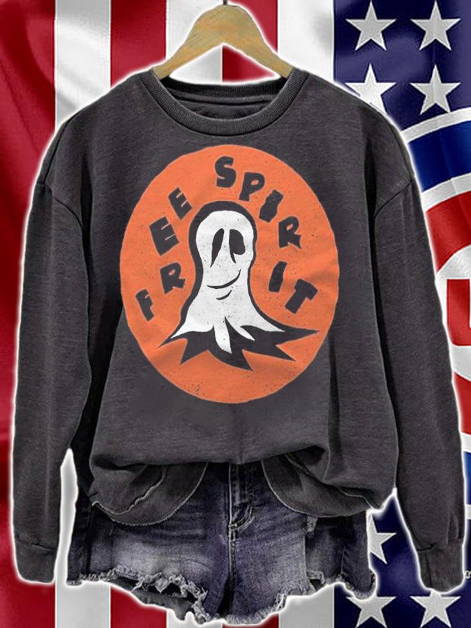 Free Spirit Boo Halloween shirt t-shirt sweatshirt