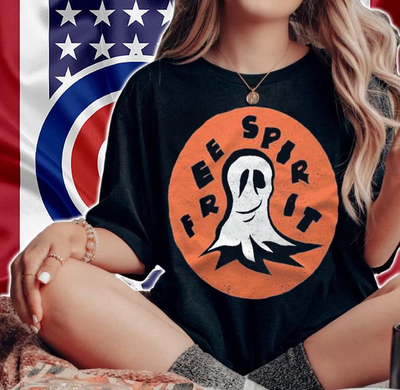 Free Spirit Boo Halloween shirt t-shirt woman shirt