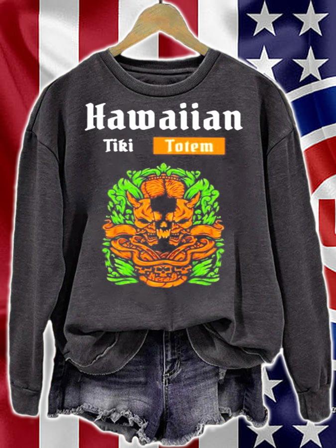 Hawaiian Travel Tropical Tiki Totem Shirt t-shirt sweatshirt