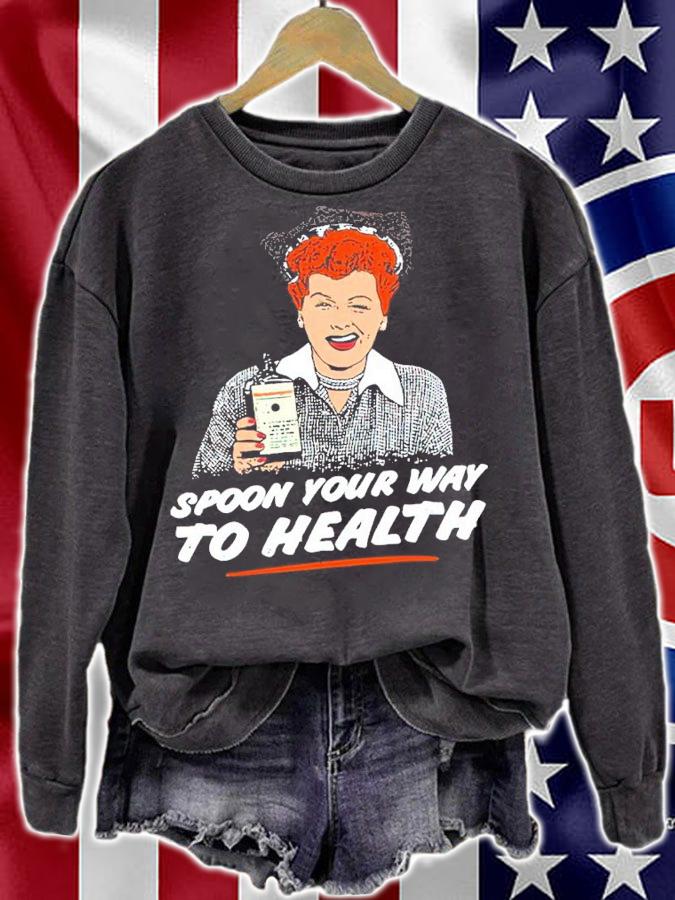 Lucy Spoon Your Way To Health Shirt t-shirt