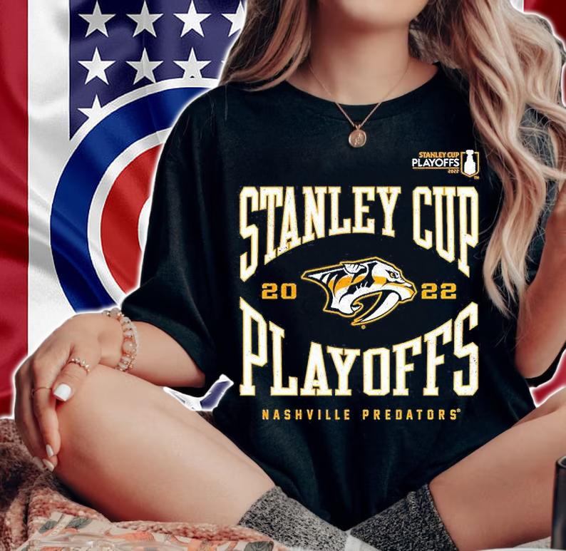 Nashville Predators 2022 Stanley Cup Playoffs T-Shirt t-shirt woman shirt