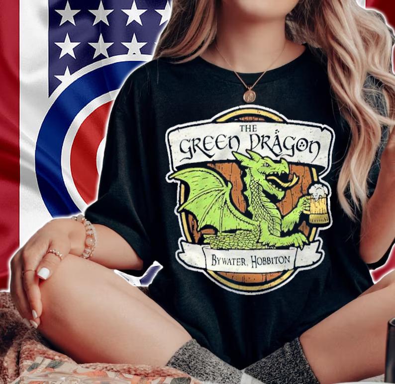 The Green Dragon By Water Hobbiton shirt t-shirt woman shirt