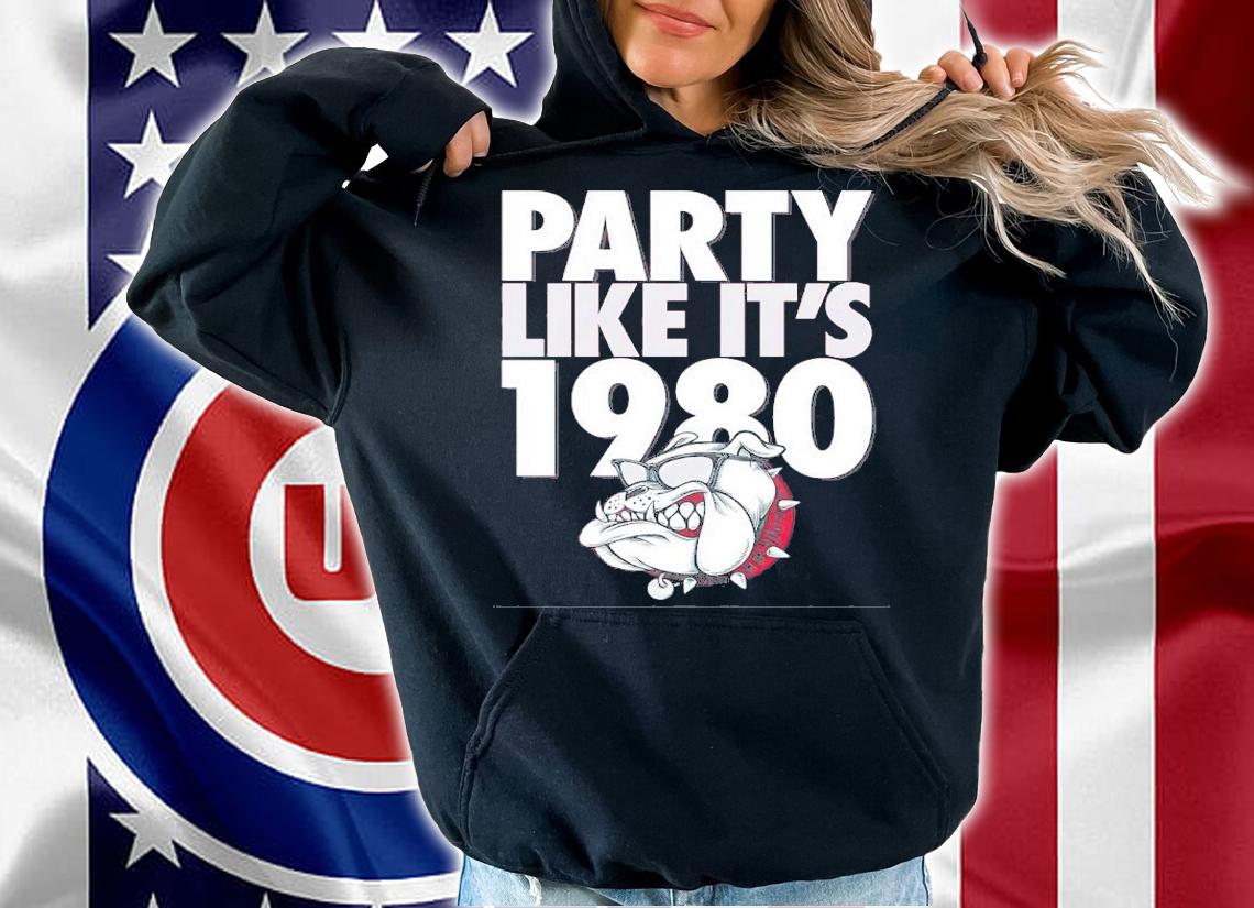 Georgia Bulldogs Party Like It's 1980 Shirt t-shirt hoodie