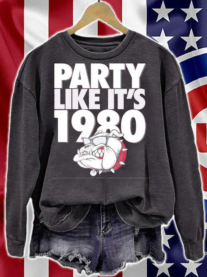 Georgia Bulldogs Party Like It's 1980 Shirt t-shirt sweatshirt