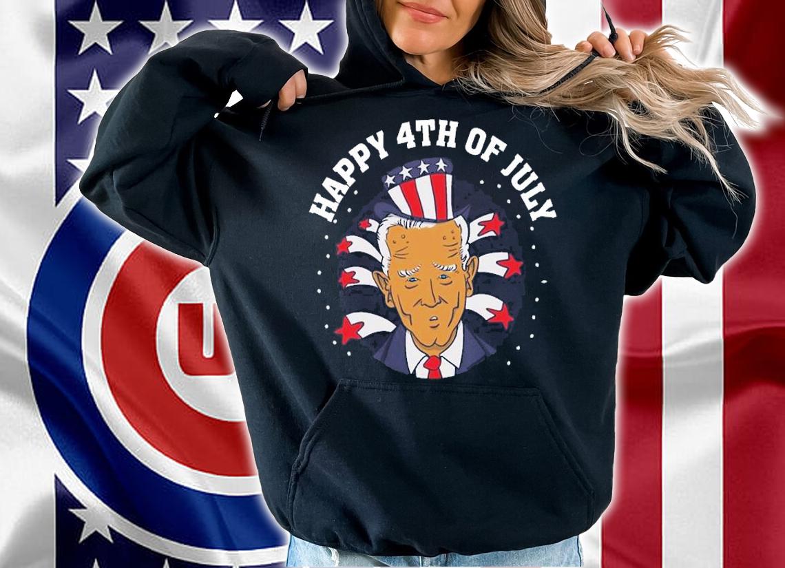 Happy 4th Of July Confused Joe Biden Independence T-Shirt t-shirt hoodie