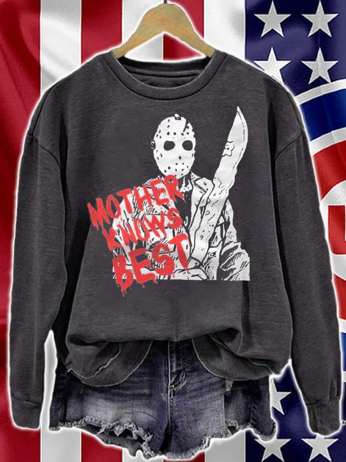 Jason Voorhees Mother Knows Best shirt t-shirt sweatshirt
