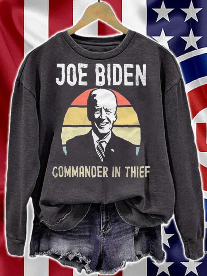 Joe Biden Commander In Thief T-Shirt t-shirt sweatshirt