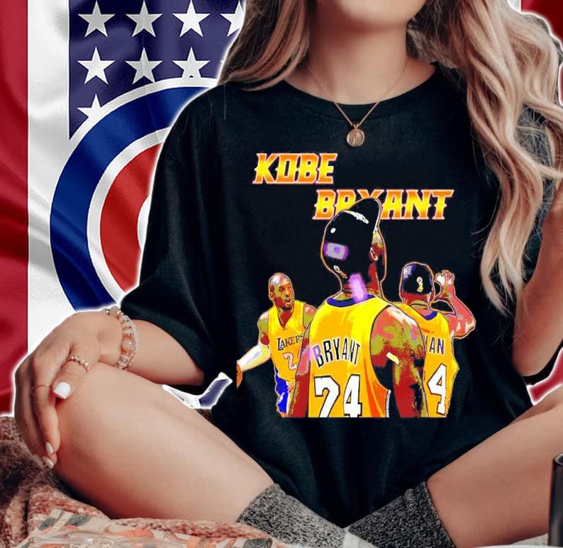 Kobe Bryant GOAT Los Angeles Lakers Basketball Shirt t-shirt