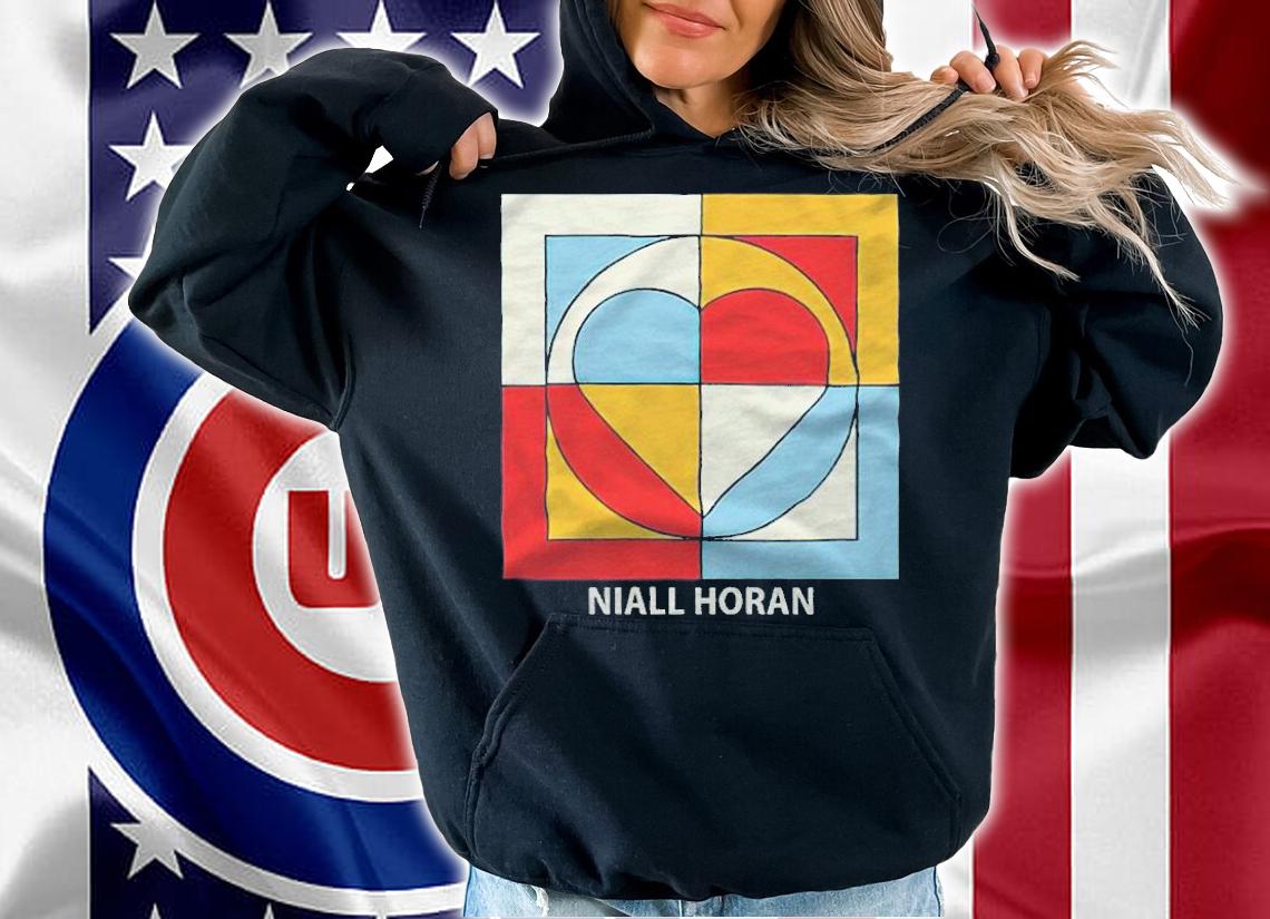 Niall Horan colour block heart T-shirt t-shirt hoodie
